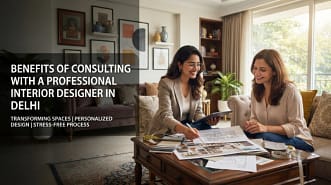 Benefits of Consulting with a Professional Interior Designer in Delhi