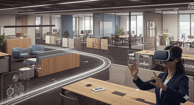 3D Immersive design offices interiors